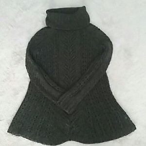 Anthropologie Sleeping on Snow Green Sweater